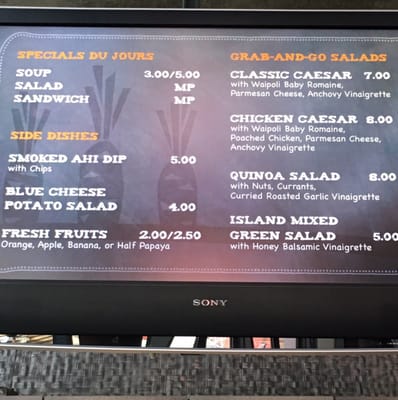Menu photo 6 Stage Cafe Honolulu, HI Menu photo 6 Stage Cafe Honolulu, HI