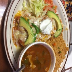 Shrimp enchiladas