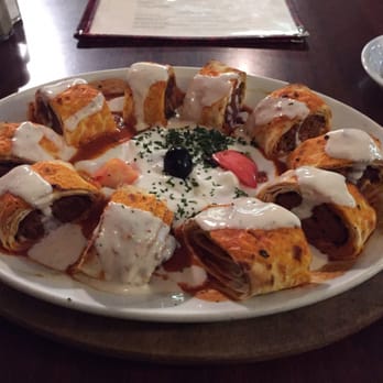 A La Turca - Beyti Kebap with ground lamb, tasty and delicious. - Turkish Near Me - San Francisco, California A La Turca - Beyti Kebap with ground lamb, tasty and delicious. - Turkish Near Me - San Francisco, California