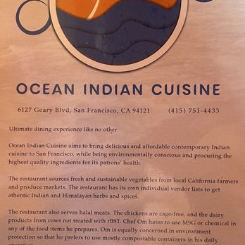 Ocean Indian Cuisine - Indian Near Me - San Francisco, California Ocean Indian Cuisine - Indian Near Me - San Francisco, California