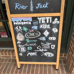 River Jack Outdoor Trading Company - Their outside signage