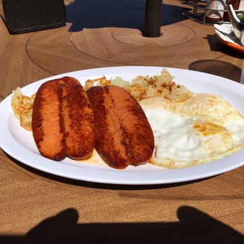 Paradise Valley Cafe - Louisiana Hot Links and eggs. - American Near Me - Mountain Center, California Paradise Valley Cafe - Louisiana Hot Links and eggs. - American Near Me - Mountain Center, California