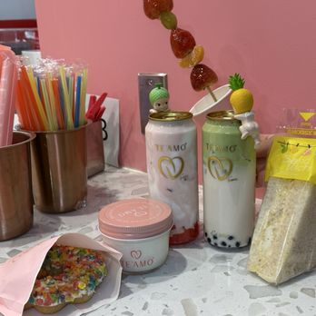 Te’Amo - Fruity Pebble Donut, Brulee Coconut Panna Cotta, Strawberry Yogurt Refresher, Dalgona Matcha, Rainbow Tanghulu, Egg Salad Sando - Coffee & Tea Near Me - Las Vegas, Nevada Te’Amo - Fruity Pebble Donut, Brulee Coconut Panna Cotta, Strawberry Yogurt Refresher, Dalgona Matcha, Rainbow Tanghulu, Egg Salad Sando - Coffee & Tea Near Me - Las Vegas, Nevada