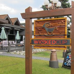 WickedCup - Cool sign, they won an award for the logo I heard.