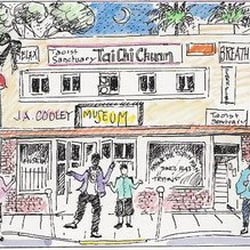 Taoist Sanctuary - Whimsical drawing of "the Sanc"
