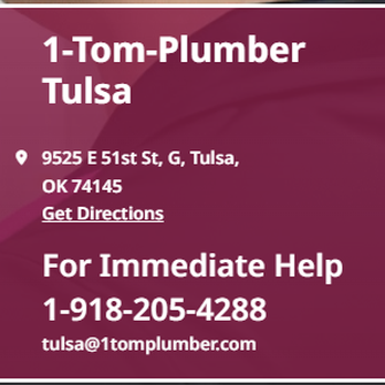 1-Tom-Plumber Tulsa - https://www.1tomplumber.com/tulsa/ - Plumbing Near Me - Tulsa, Oklahoma