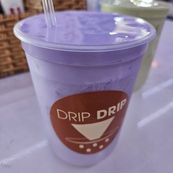 Drip Drip Cafe - Ube Latte - Coffee & Tea Near Me - Westminster, California