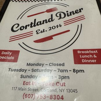 Cortland Diner - Diners Near Me - Cortland, New York