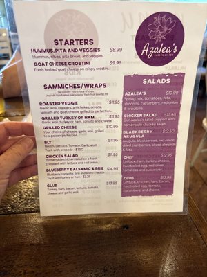 Menu photo 3 Azaleas Garden Bistro Branson West, MO Menu photo 3 Azaleas Garden Bistro Branson West, MO