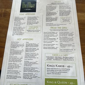 The Olive Restobar - Mediterranean Near Me - Downey, California