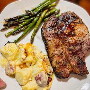Smoke City Meats - After - bone in pork chop seasoned with SCM "Pisgah" seasoning blend. - Butcher Near Me - Winston-Salem, North Carolina Smoke City Meats - After - bone in pork chop seasoned with SCM "Pisgah" seasoning blend. - Butcher Near Me - Winston-Salem, North Carolina