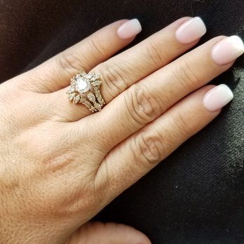 Babylon Nails & Spa - Short square round nails, light pink & white ombré - Nail Salons Near Me - Rancho Cucamonga, California Babylon Nails & Spa - Short square round nails, light pink & white ombré - Nail Salons Near Me - Rancho Cucamonga, California