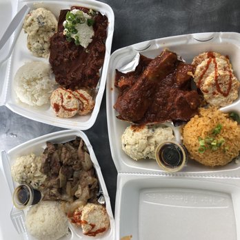 Jeramiahs - Butta steak, ribs, Tasi's Chile, Mmmm ELOTEsss, potato salad, rice white and yellow - Guamanian Near Me