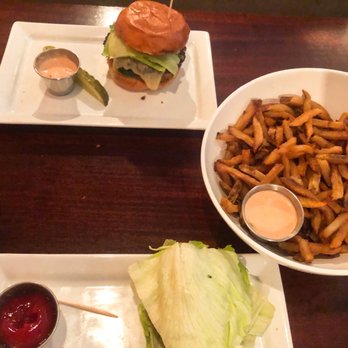 Citizen Burger Bar - Turkey Burger wrapped in lettuce, Citizen Fry Bowl - Burgers Near Me - Charlottesville, Virginia Citizen Burger Bar - Turkey Burger wrapped in lettuce, Citizen Fry Bowl - Burgers Near Me - Charlottesville, Virginia