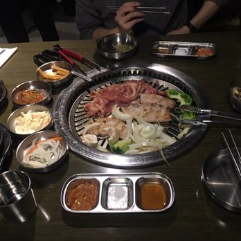 Let's Meat - Original menu set up with banchan - Korean Near Me - New York, New York