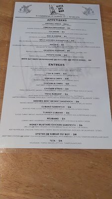 Menu photo 2 Vista Del Mar Eureka, CA