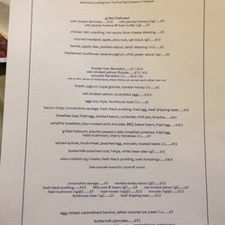 Loyal Tavern - Brunch menu