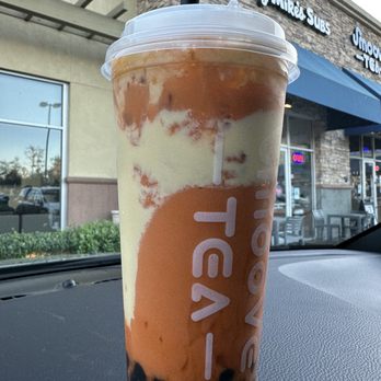 Smoove Tea - Crème brûlée Thai tea - Bubble Tea Near Me - Chula Vista, California