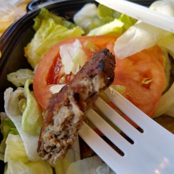 Burger King - A cut piece of the plant based Impossible Burger, looks like real meat to me! - Fast Food Near Me - Asheville, North Carolina Burger King - A cut piece of the plant based Impossible Burger, looks like real meat to me! - Fast Food Near Me - Asheville, North Carolina