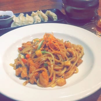ZenCha Tea Cafe - Spicy yaki udon and ginger and cardamom tea - Bubble Tea Near Me - Bexley, Ohio ZenCha Tea Cafe - Spicy yaki udon and ginger and cardamom tea - Bubble Tea Near Me - Bexley, Ohio