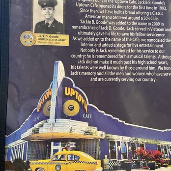 Jackie B. Goode's Uptown Cafe - Story of Uptown Cafe - American Near Me - Branson, Missouri Jackie B. Goode's Uptown Cafe - Story of Uptown Cafe - American Near Me - Branson, Missouri