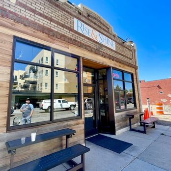 Rise & Shine Biscuit Kitchen and Cafe - Exterior - Front of building - Breakfast & Brunch Near Me - Denver, Colorado Rise & Shine Biscuit Kitchen and Cafe - Exterior - Front of building - Breakfast & Brunch Near Me - Denver, Colorado