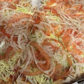 Buona Pizza - Salad Pizza with Romaine Lettuce definitely impressed my visiting guest. - Pizza Near Me - Westfield, New Jersey Buona Pizza - Salad Pizza with Romaine Lettuce definitely impressed my visiting guest. - Pizza Near Me - Westfield, New Jersey