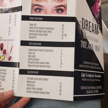 Dream Nails & Spa - Prices - Nail Salons Near Me - Vacaville, California