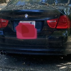 Padden Creek Apartments - Look close, that's from January 2020. That tree debris should give you an idea of how long this car has been sitting here.