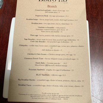 Bistro 135 - Breakfast Menu. - Italian Near Me - Tracy, California Bistro 135 - Breakfast Menu. - Italian Near Me - Tracy, California