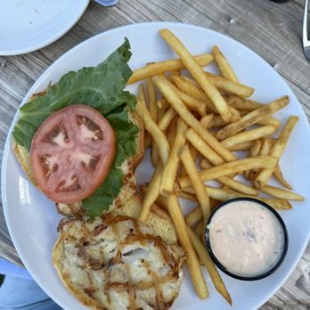 Dry Dock Waterfront Grill - Grouper sandwich - Seafood Near Me - Longboat Key, Florida