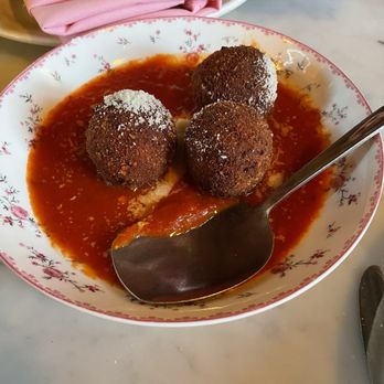 Ciao Roma - Arancini. Not much food for the price but it was good. - Italian Near Me - Boston, Massachusetts Ciao Roma - Arancini. Not much food for the price but it was good. - Italian Near Me - Boston, Massachusetts