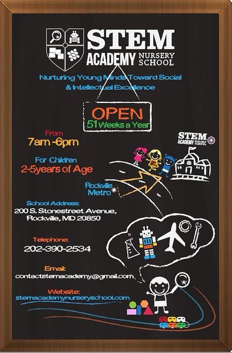 STEM Academy Nursery School - childcare center in Rockville, MD