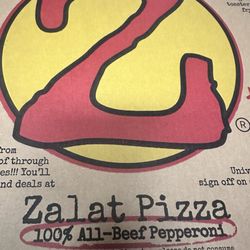 Zalat Pizza - The box that had the good.