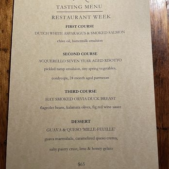 Evelyn Rose - Menu - American Near Me - Vienna, Virginia