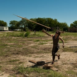 Spear throw at MYLO Obstacle Fitness