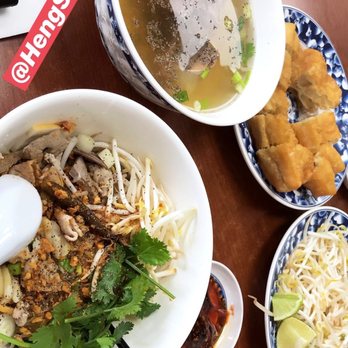 Heng Seng Restaurant - Dry egg noodle - Cambodian Near Me - Philadelphia, Pennsylvania