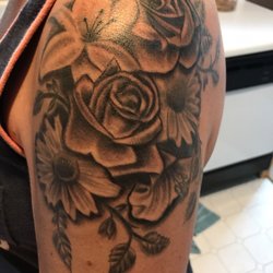 Big Easy Tattoos - Shoulder tattoo done by Scott!