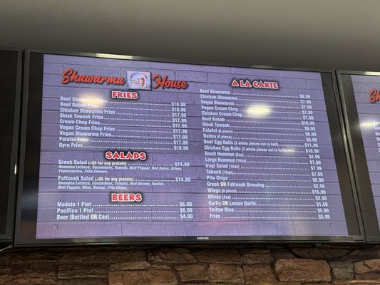 Menu photo 1 Shawarma House San Diego, CA Menu photo 1 Shawarma House San Diego, CA