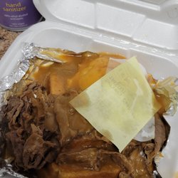 Sophia's Famous Pancakes - Hot Beef Open Face Sandwich with 2 sides of Receipts!!!! They really need to Rethink their Staff!!! Beyond Unacceptable!!!