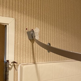 Comfort Suites - Broke and remounted but still hanging. - Hotels Near Me - Clackamas, Oregon