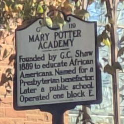 Mary Potter School - Mary Potter Academy Historical Marker, Oxford