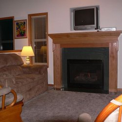 Come spend a winter evening by the fire in one of our suites after snowshoeing in the Park!