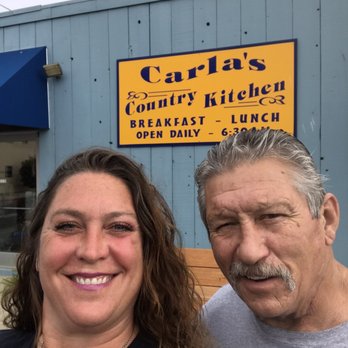Carla's Country Kitchen - Dad and I leaving from a very filling breakfast. See you again tomorrow - Breakfast & Brunch Near Me - Morro Bay, California