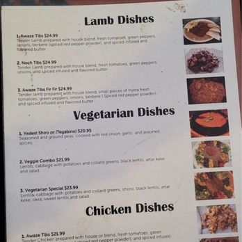 Abyssinia Restaurant  - Menu - Ethiopian Near Me - Anaheim, California