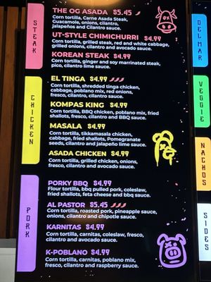 Menu photo 5 Kompas Taqueria Draper, UT