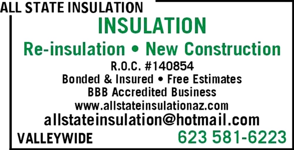 ALL STATE INSULATION Updated September 2024 3743 W Westscott Dr