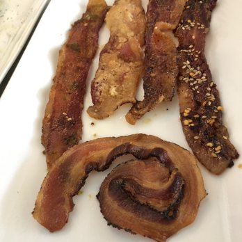 Immigrant Son Caffe - Bacon flight - New American Near Me - Ventura, California Immigrant Son Caffe - Bacon flight - New American Near Me - Ventura, California