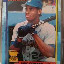 Cognizant Cards & Collectibles - TOPPS 1990 RARE ERROR ROOKIE KEN GRIFFEY JR. BASEBALL CARD IS IN MINT CONDITION! THIS RARE CARD IS IN REALLY HIGH DEMAND!
