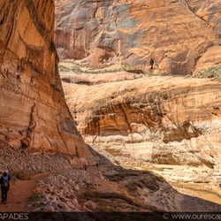 Rainbow Bridge National Monument - The rocks around are immensely tall